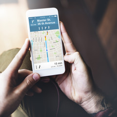 GPS Navigation Directions Location Map Concept