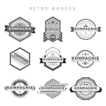 Retro Badges