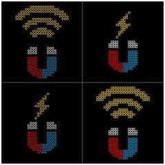Shattered Pixel - Magnet Set