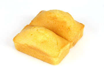 corn cakes isolated on white background