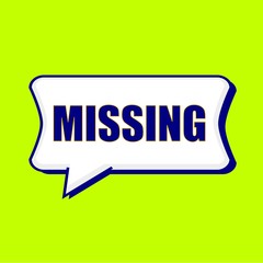 MISSING blue wording on Speech bubbles Background Yellow lemon