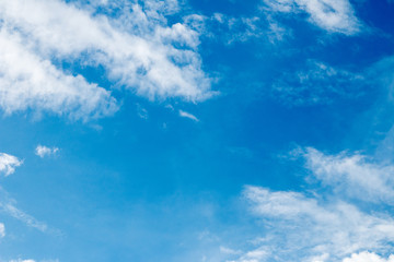blue sky with cloud
