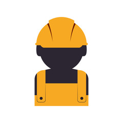 helmet constructer worker industry icon. Isolated and flat illustration. Vector graphic