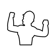 helmet constructer worker industry icon. Isolated and flat illustration. Vector graphic