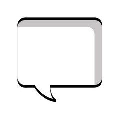 speech bubble monochrome message icon