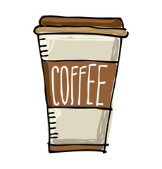 delicious coffee silhouette icon