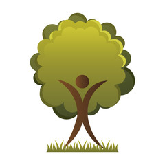tree ecology symbol icon