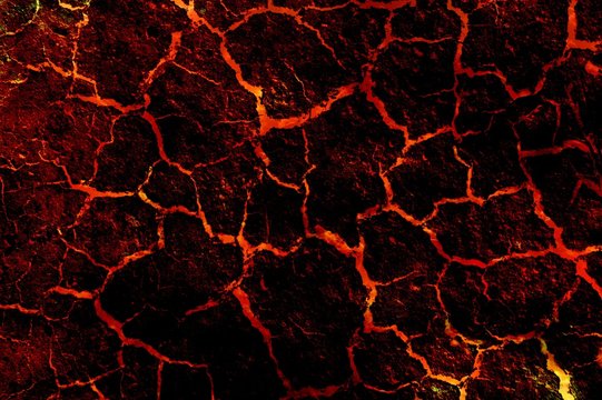 lava cracks wallpaper