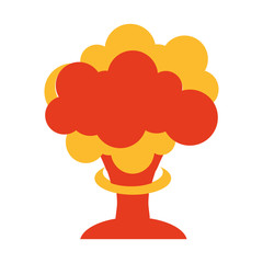boom atomic isolated icon