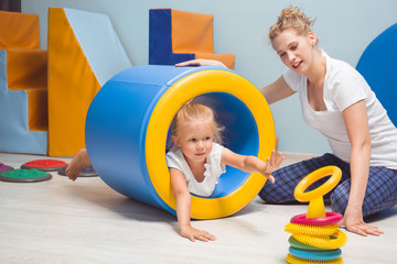 Exercise equipment in sensory therapy - obrazy, fototapety, plakaty