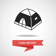 camping tent icon