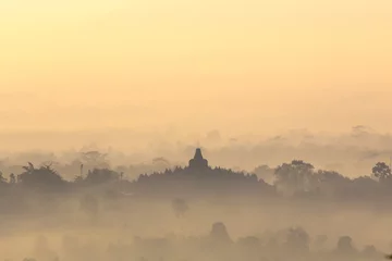 Sierkussen View of Borobudur Temple from Punthuk Setumbu © Fery