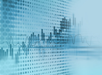 digital code number abstract technology background