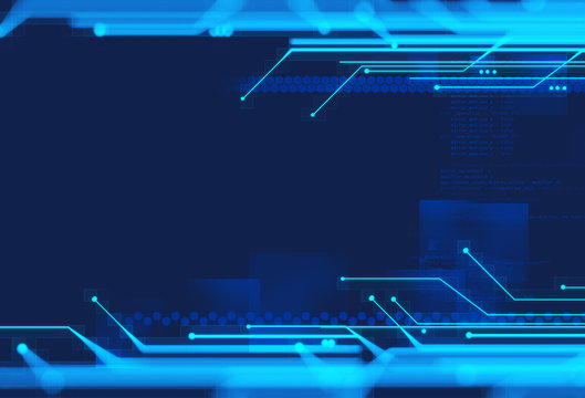 Programming code abstract technology background of software deve