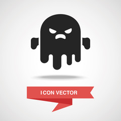 halloween monster icon