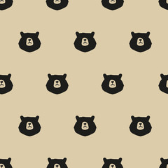 seamless bear pattern