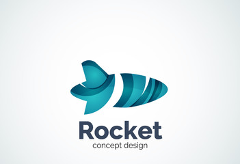 Rocket logo template