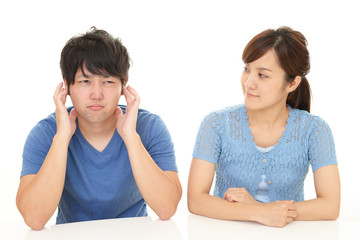 喧嘩しているカップル