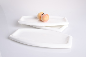 plate, plate on background. ceramic plate on a background