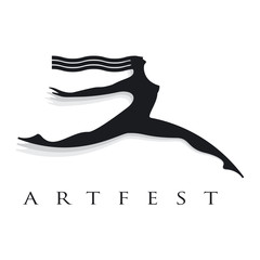 Woman in free flight © happy_job