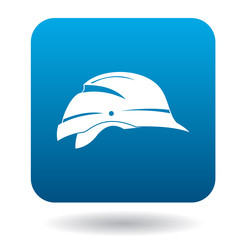 Fototapeta premium Hardhat icon in simple style on a white background