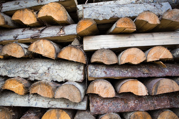 wooden log background