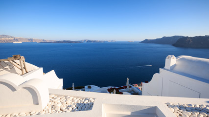 panorama sulla caldera da Oia - Santorini