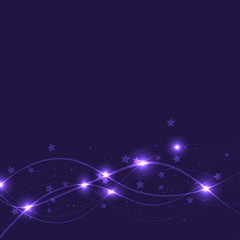 Fototapeta na wymiar Star shape background. Abstract background in purple.