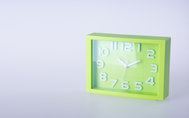 alarm clock. alarm clock on background. alarm clock on the backg