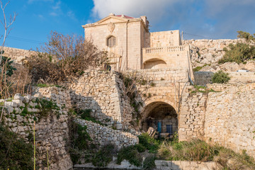 Fototapeta na wymiar A church in Fawwara in the limits of Siggiewi, Malta