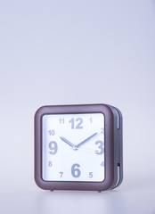 alarm clock. alarm clock on background. alarm clock on the backg