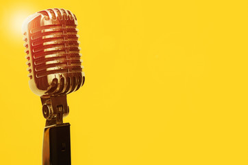 Fototapeta premium vintage microphone