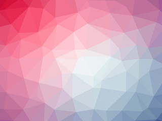 Rainbow pink blue abstract gradient polygon shaped background