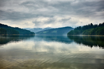 Fototapeta premium Lake Vidra in Romania