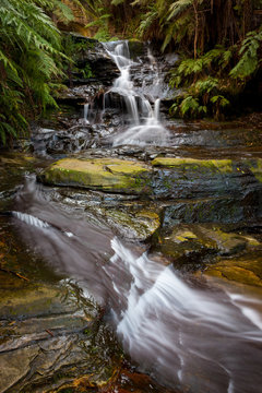 Waterfalls in Blue Mountains national park