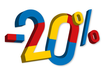-20% - Soldes - Promo
