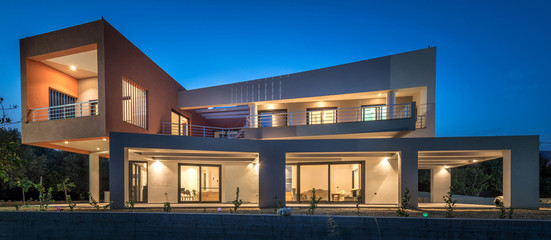 Exterior view of a house in Greece