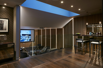 Interior of a house in London, England