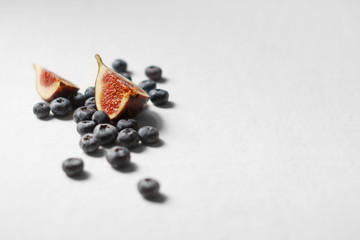 Blueberries and figs