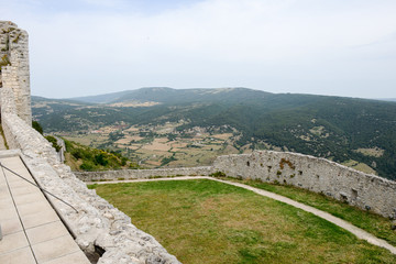 Fototapeta na wymiar Castle of Monte Sant'Angelo on Puglia