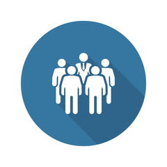 Meeting Icon. Flat Design.