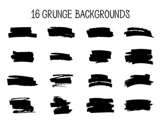 Grunge backgrounds, vector set. - 117365505