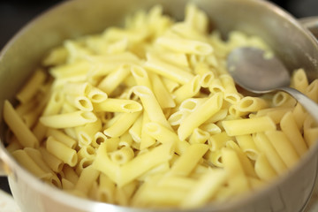 cooked in a pot macaroni