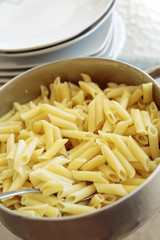 cooked in a pot macaroni
