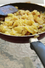 fries with olive oil