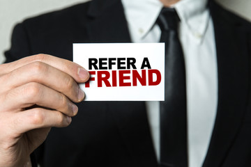 Obraz premium Refer a Friend