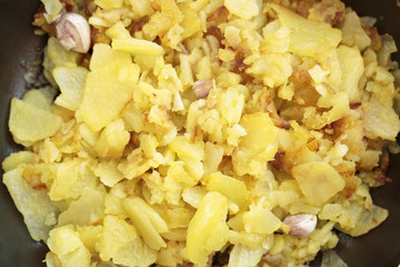 fries with olive oil