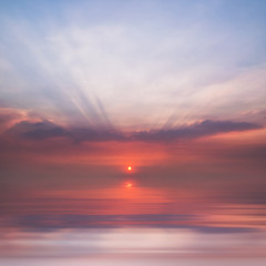 Nature Background - Sky and Water