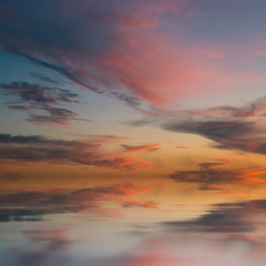 Nature Background - Sky and Water