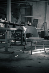 Chair in a factory